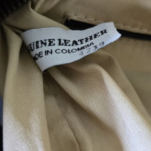 Latico Hobo Bag Embroidered Floral Brown Leather Trim Small Shoulder Purse - Picture 6 of 16